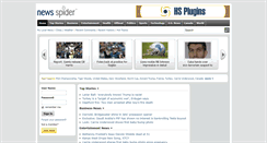 Desktop Screenshot of news-spider.com