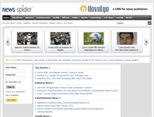 Tablet Screenshot of news-spider.com